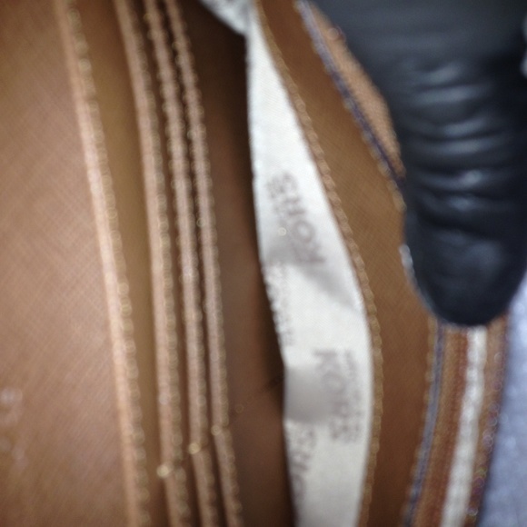 SOLD SOLD & Gold Saffiano Leather - Picture 6 of 8